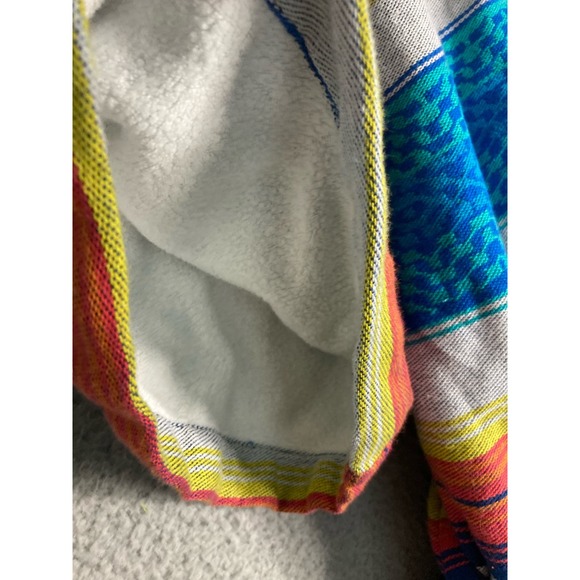 La Sirena California Cowboy Aztec Robe Adult M/L Southwest Style Bathrobe Cozy - Picture 9 of 12